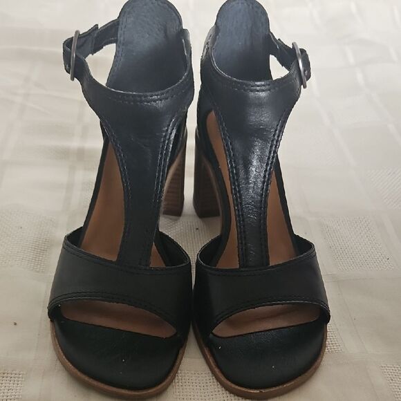 HOST PICK🥳 Lucky Brand Black Heels with Chunky Heel and Ankle Strap - Picture 15 of 16